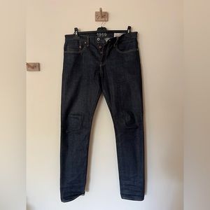 Raw Selvedge Denim Jeans (33x32)
